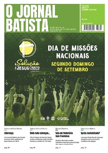 Leia o Jornal Batista desta semana edição 37 ADIBERJ